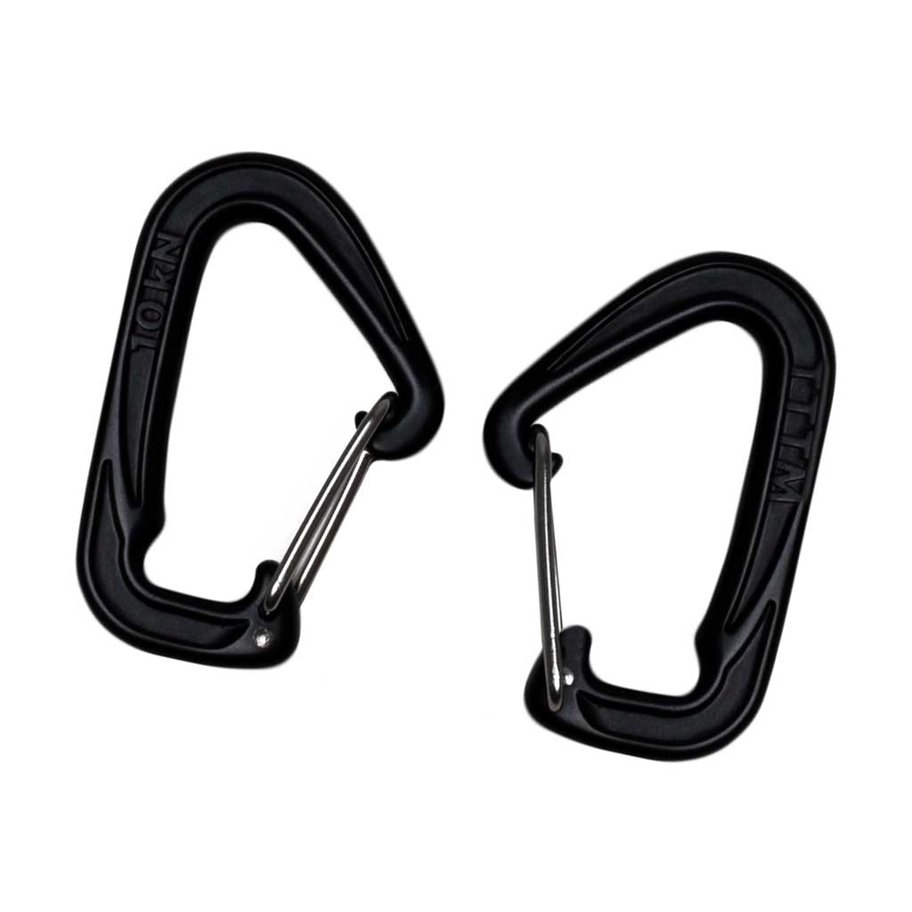 Carabiner | Set of 2 Ticket To The Moon TMBINER10 Hammock Accessories 10kN / Black