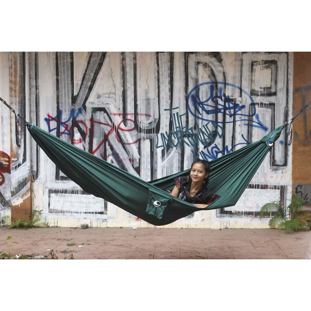 Compact Hammock Ticket To The Moon TMC05 Hammocks 320 x 155cm / Dark Green
