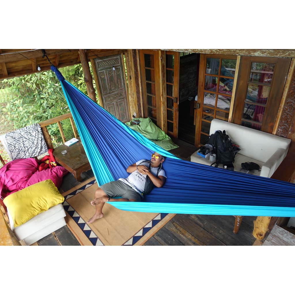 Honey Moon Hammock Ticket To The Moon TMHM3914 Hammocks 520 × 300cm / Royal Blue/Turquoise