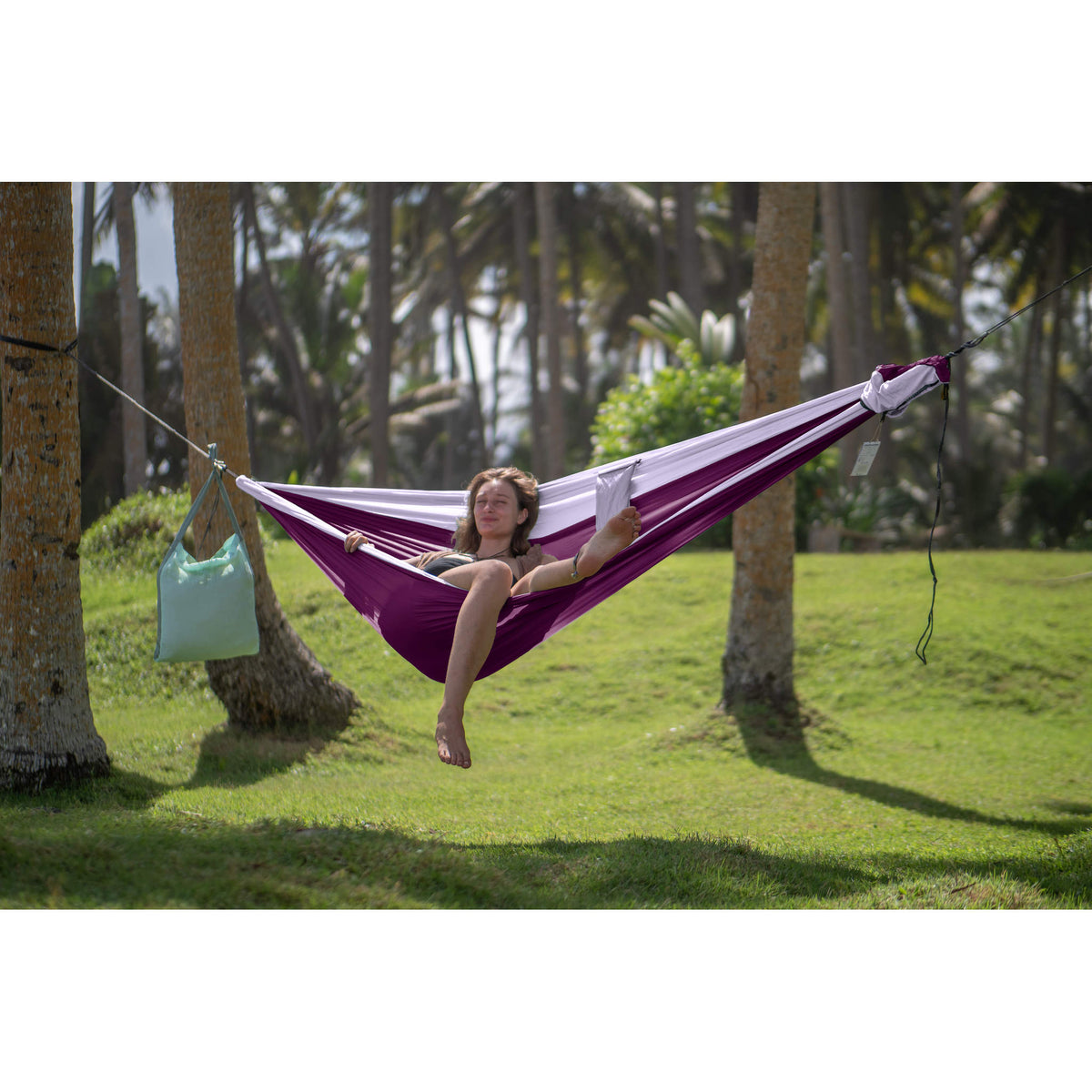 King Size Hammock Ticket To The Moon TMK7819 Hammocks 320 x 230mm / Plum/Light Purple