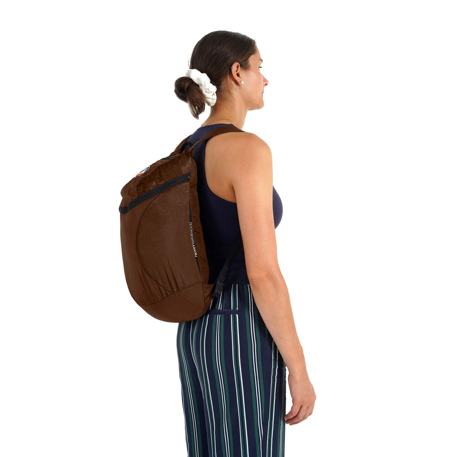 Mini Backpack Ticket To The Moon TMMBP0404 Backpacks 15L / Chocolate