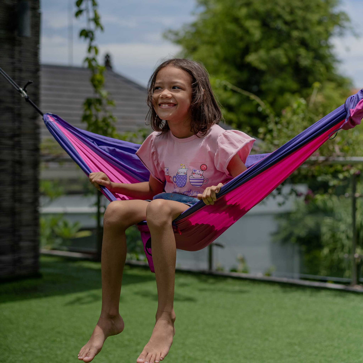 Mini Hammock Set Ticket To The Moon TMMINI7819 Hammocks 160 x 100 cm / Plum/Light Purple