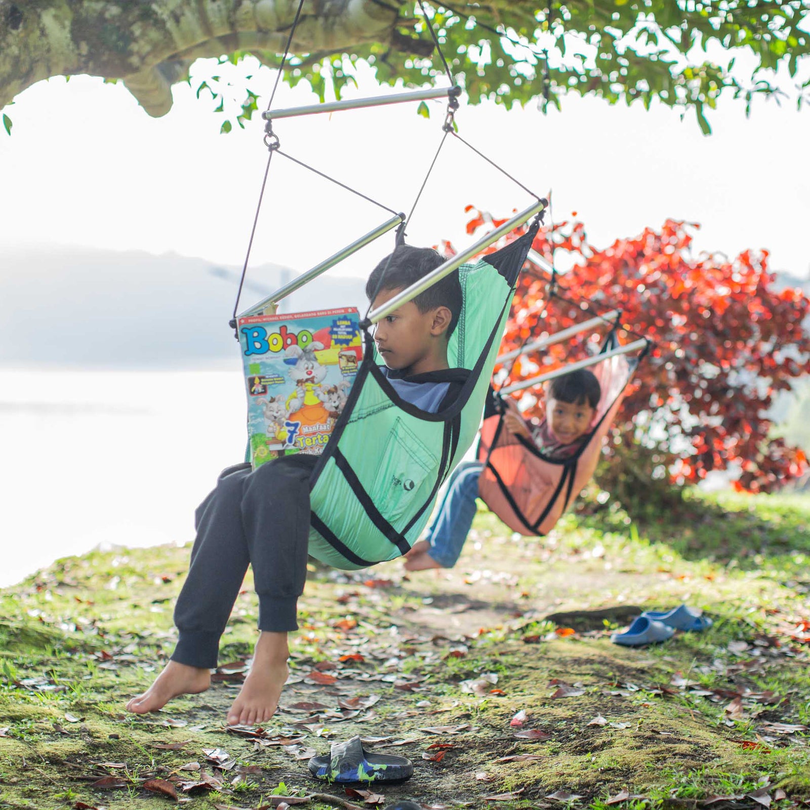 Mini Moon Chair Ticket To The Moon TMMMC76 Hammocks One Size / Peach