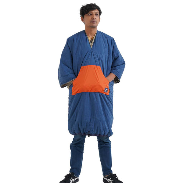 Moonblanket Compact Ticket To The Moon TMBCOM52 Blankets One Size / Royal Blue/Orange