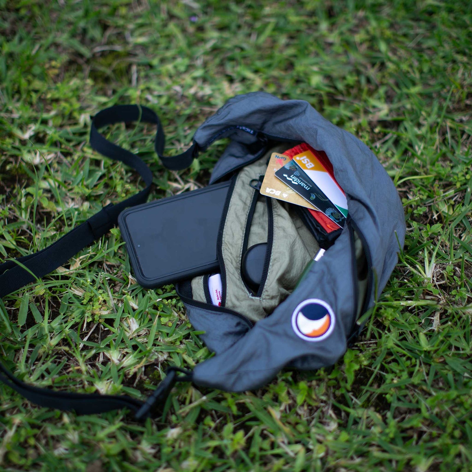 Sling Bag Basic Ticket To The Moon TMSLBB03 Sling Bags One Size / Dark Grey