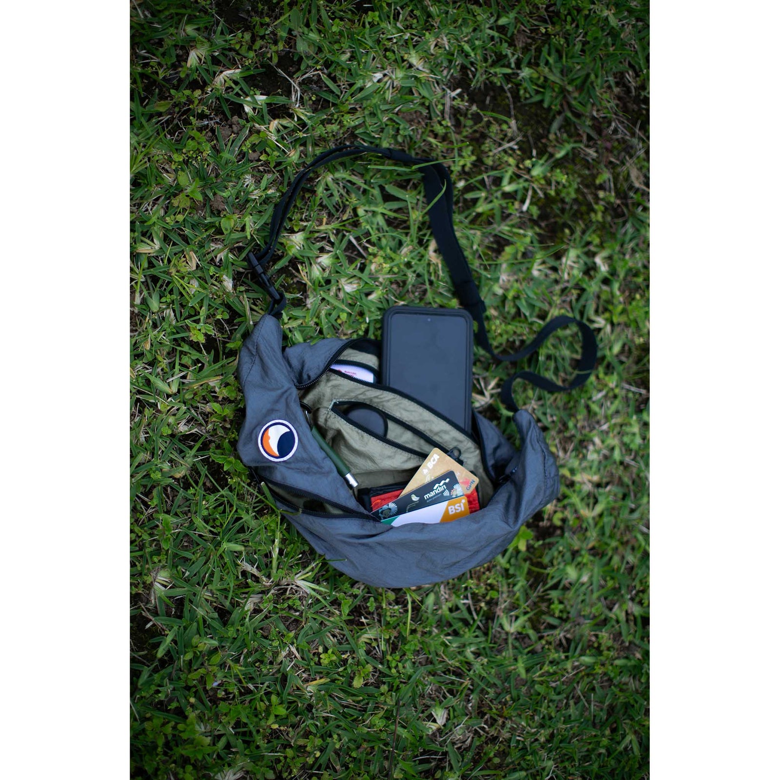Sling Bag Basic Ticket To The Moon TMSLBB03 Sling Bags One Size / Dark Grey