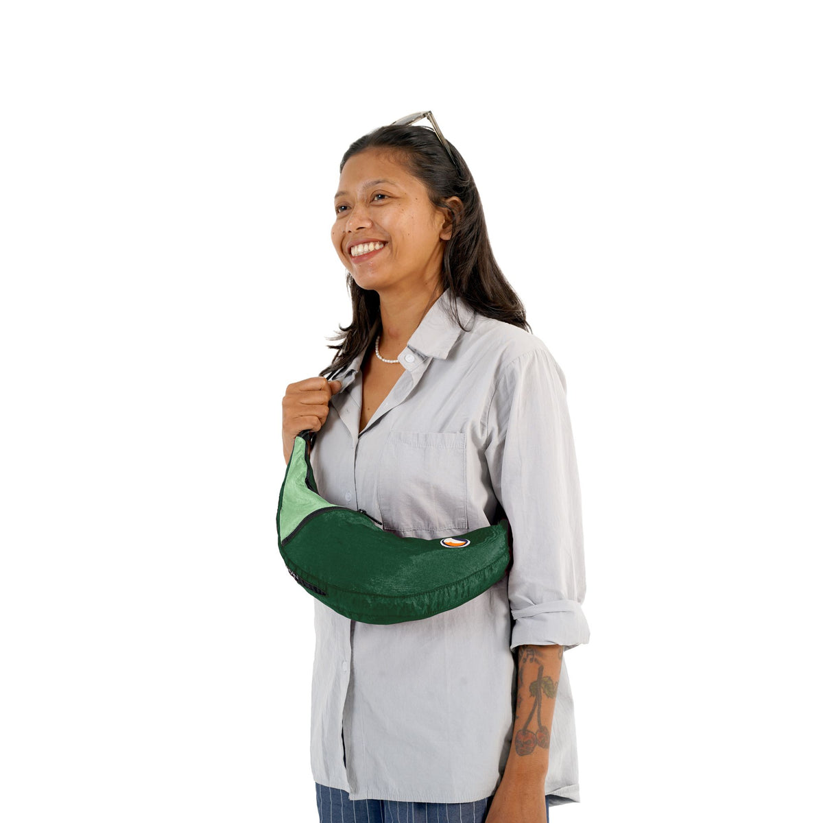 Sling Bag Original Ticket To The Moon TMSLB0573 Sling Bags One Size / Dark Green/Jade Green