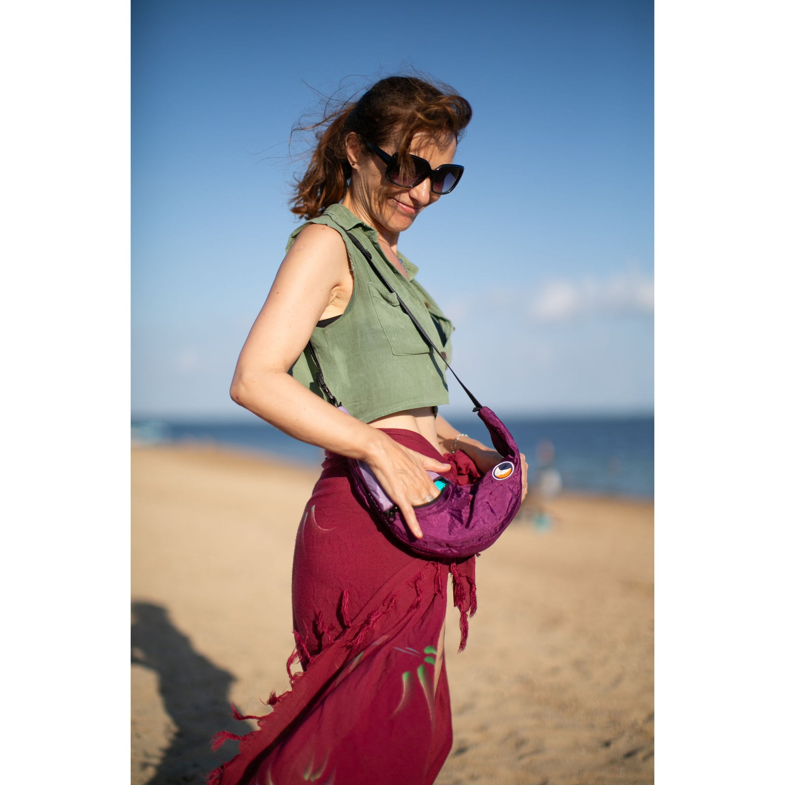 Sling Bag Original Ticket To The Moon TMSLB7887 Sling Bags One Size / Plum/Lavender