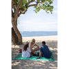 Travel Blanket Ticket To The Moon TMTB8889 Blankets 213 x 213 cm / Exotic Ocean/Petrol Green