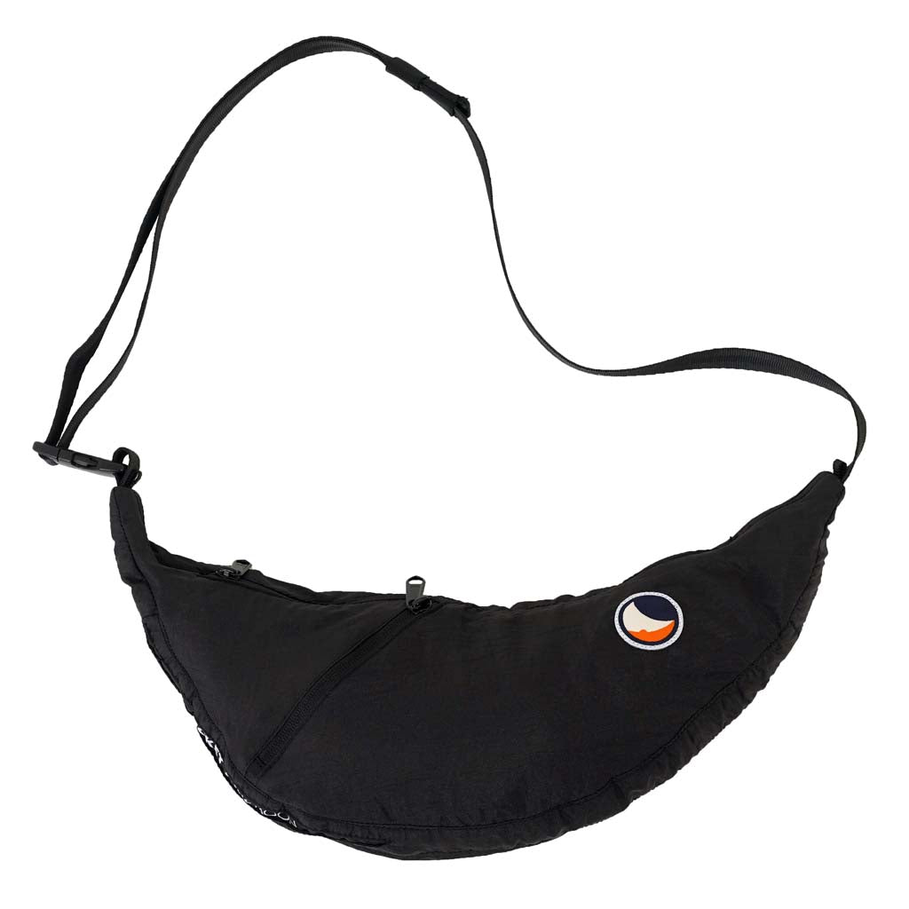 Upcycled Sling Bag Ticket To The Moon TMSLB0707 Sling Bags One Size / Black