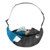 Upcycled Sling Bag Ticket To The Moon TMSLB0315 Sling Bags One Size / Dark Grey/Aqua