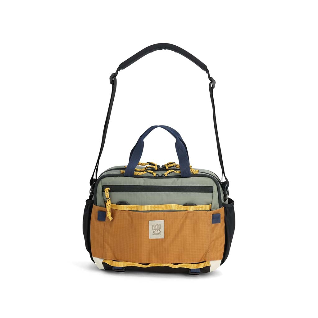 Mountain Cross Pack Topo Designs 932425382000 Sling Bags One Size / Beetle/Khaki