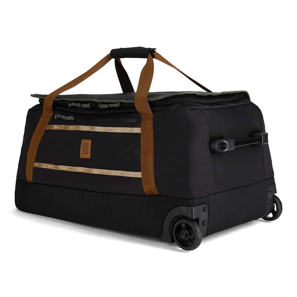Mountain Duffle Roller 90L Topo Designs 931513024000 Rolling Duffle Bags 90L / Black/Neutral