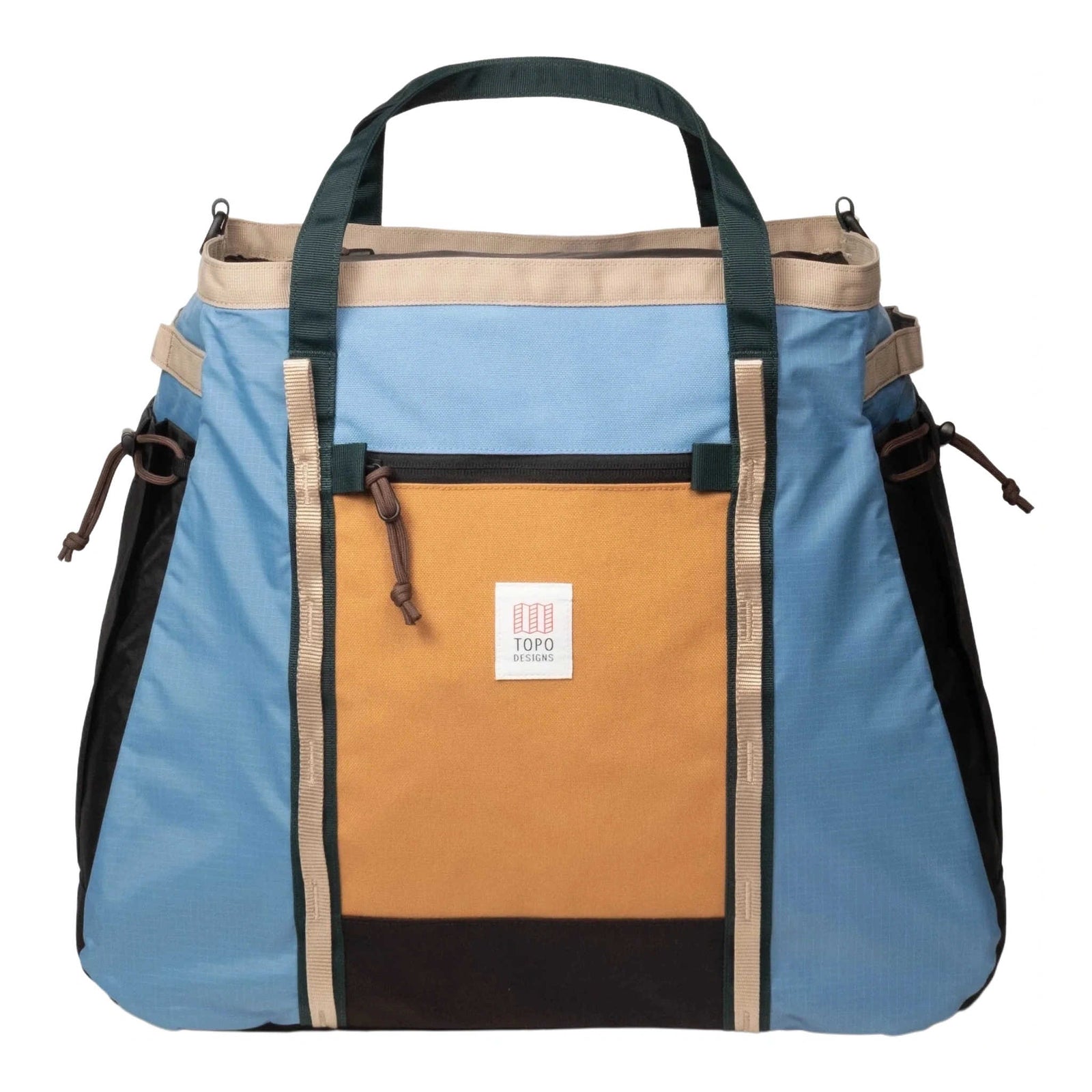 Mountain Gear Bag Topo Designs 932428450000 Duffle Bags 48L / River Blue/Brown Oak