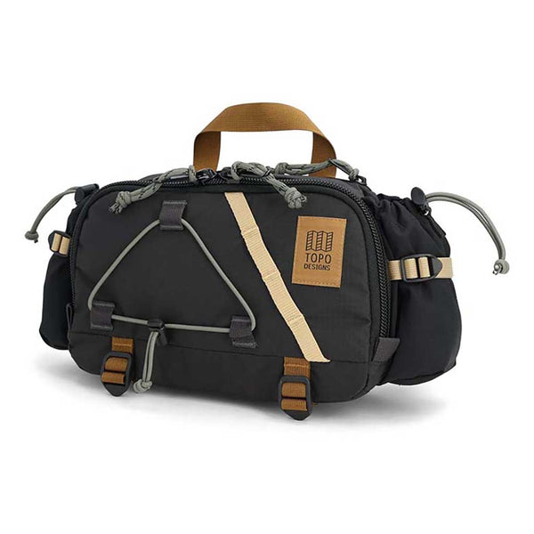 Mountain Hydro Hip Pack Topo Designs 932429024000 Sling Bags 4.4L / Black/Neutral