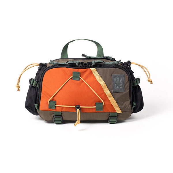 Mountain Hydro Hip Pack Topo Designs 932429908 Sling Bags 4.4L / Woodland/Terracotta