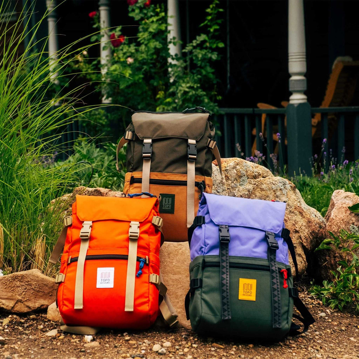Rover Pack Classic Topo Designs 932436523000 Backpacks 20L / Very Peri/Forest