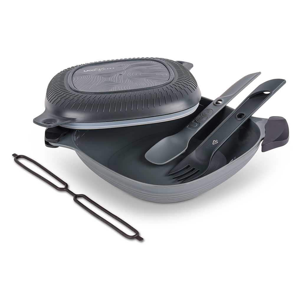 ECO 5 piece Mess Kit UCO Gear UCO111GRY Food Containers 5 Piece / Midnight Grey