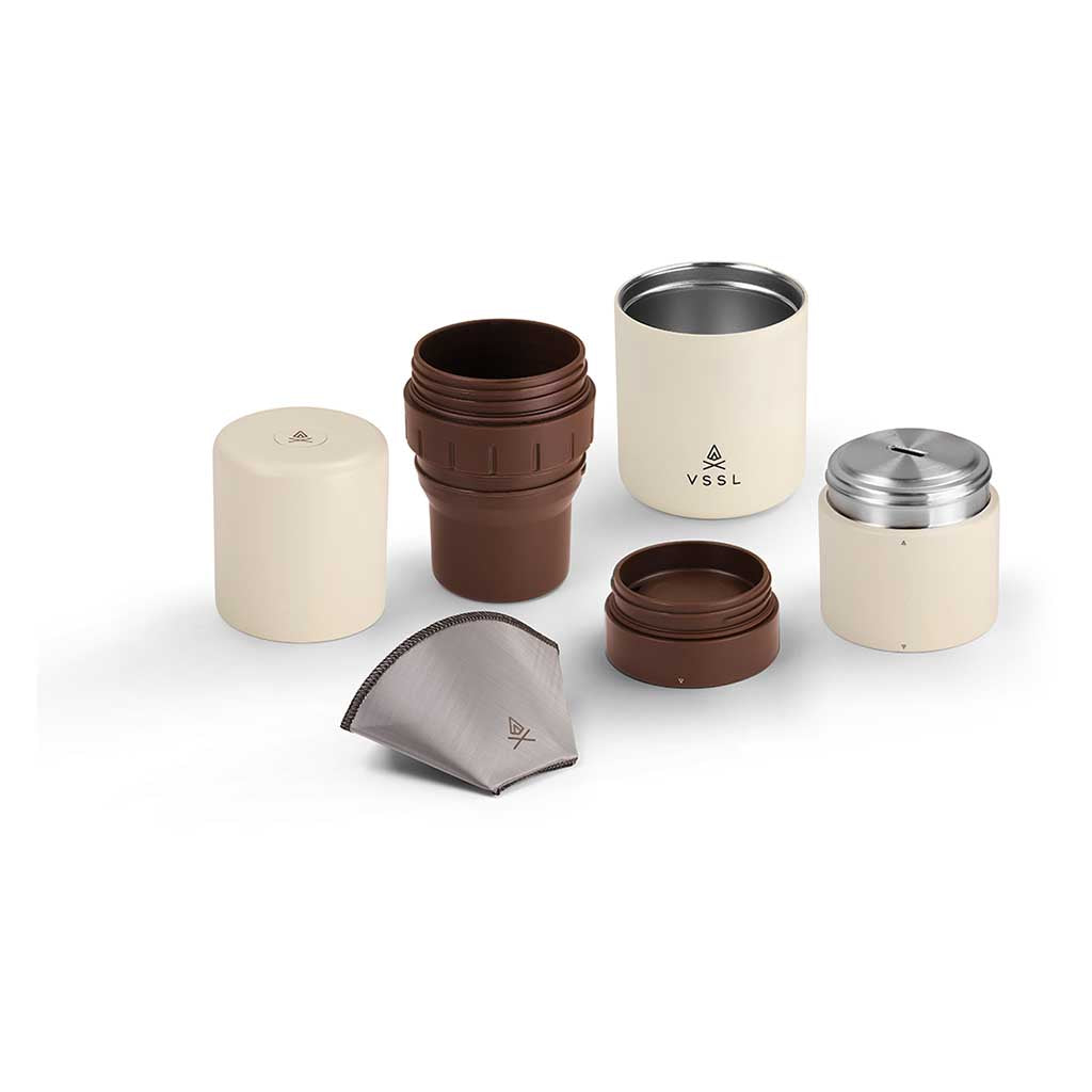 Nest Pour-Over Kit VSSL B144251-000 Coffee Makers One Size / Cream/Coffee