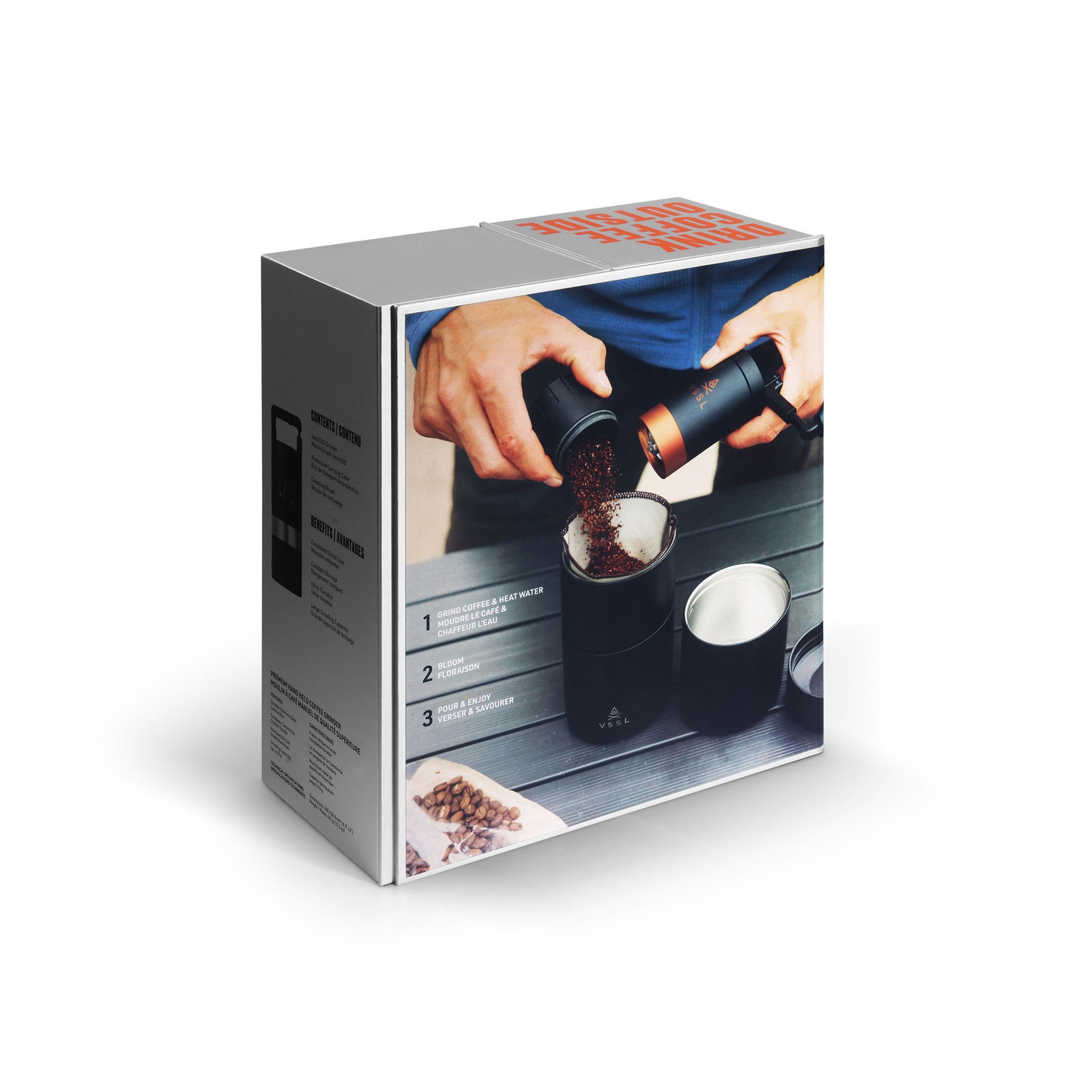 Nest Pour-Over Kit + Java G25 Grinder Gift Set VSSL B243002-000 Coffee Makers One Size / Black/Carbon
