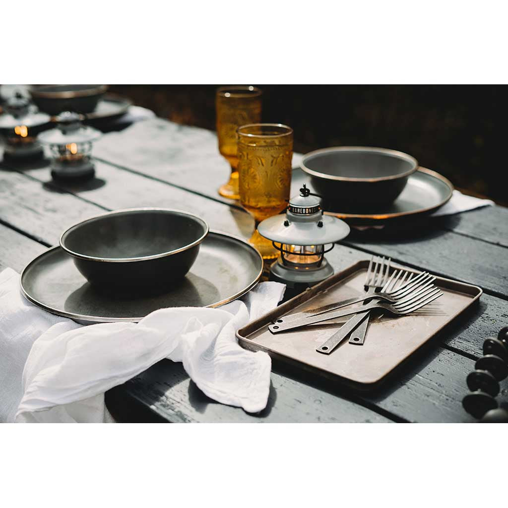 Enamel Bowls | Set of 2 Barebones Living CKW-357 Bowls One Size / Slate Grey