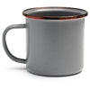 Enamel Cups | Set of 2 Barebones Living CKW-356 Cups One Size / Slate Grey