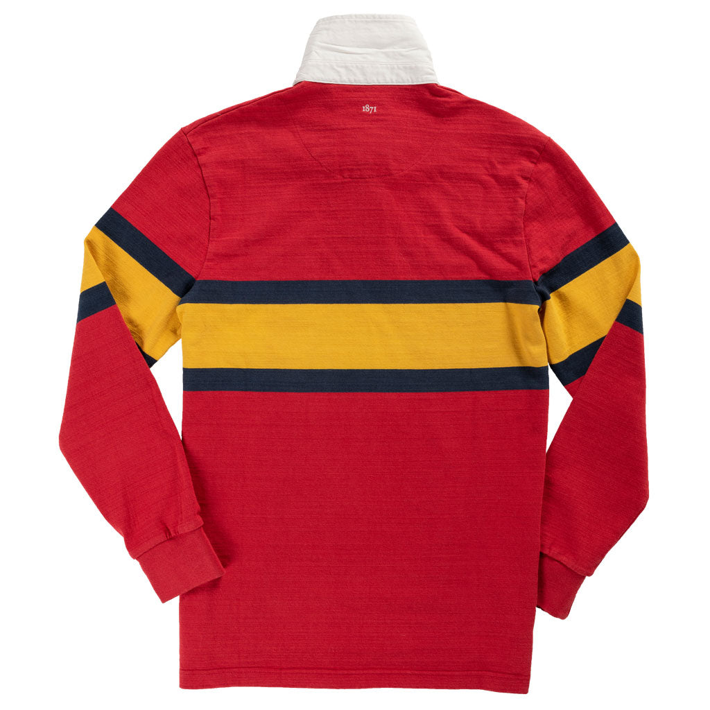 Outdoor Heritage Rugby Shirt Black & Blue 1871 Rugby Shirts