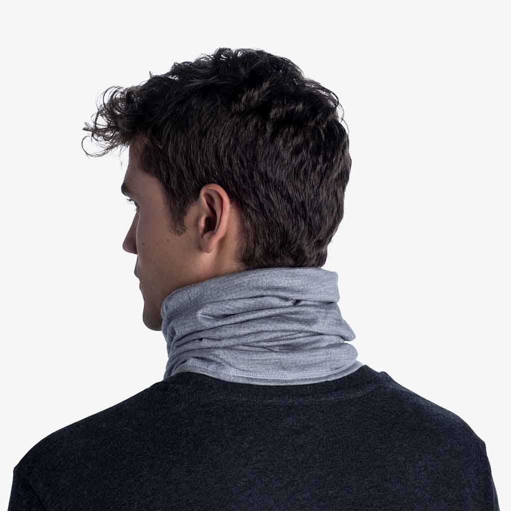 Merino Lightweight BUFF 113010.933 Neck Gaiters One Size / Solid Light Grey