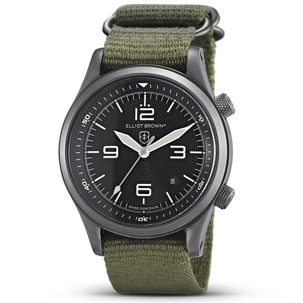 Canford | 202-004-N01 Elliot Brown 202-004-N01 Watches One Size / Black/Green