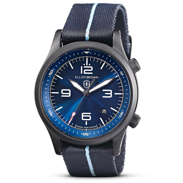 Canford | 202-023-N12 Elliot Brown 202-023-N12 Watches One Size / Blue and Black