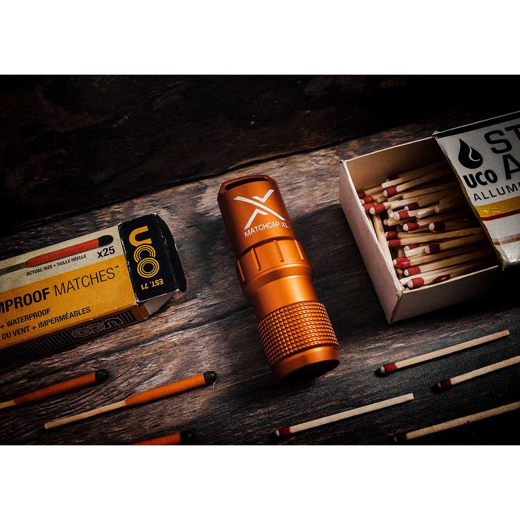 Matchcap XL Exotac EXOMATCHXL-BLK Firestarters One Size / Black