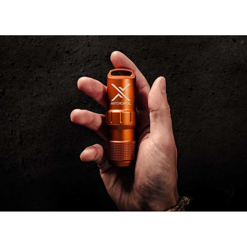 Matchcap XL Exotac 91037401557 Firestarters One Size / Blaze Orange