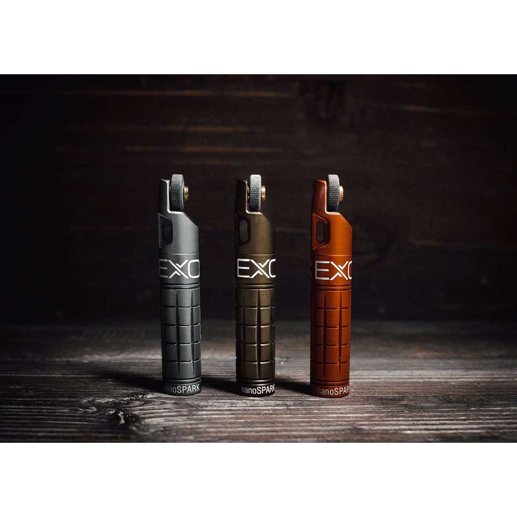 nanoSPARK Lighter Exotac 602573145036 Firestarters One Size / Olive Drab