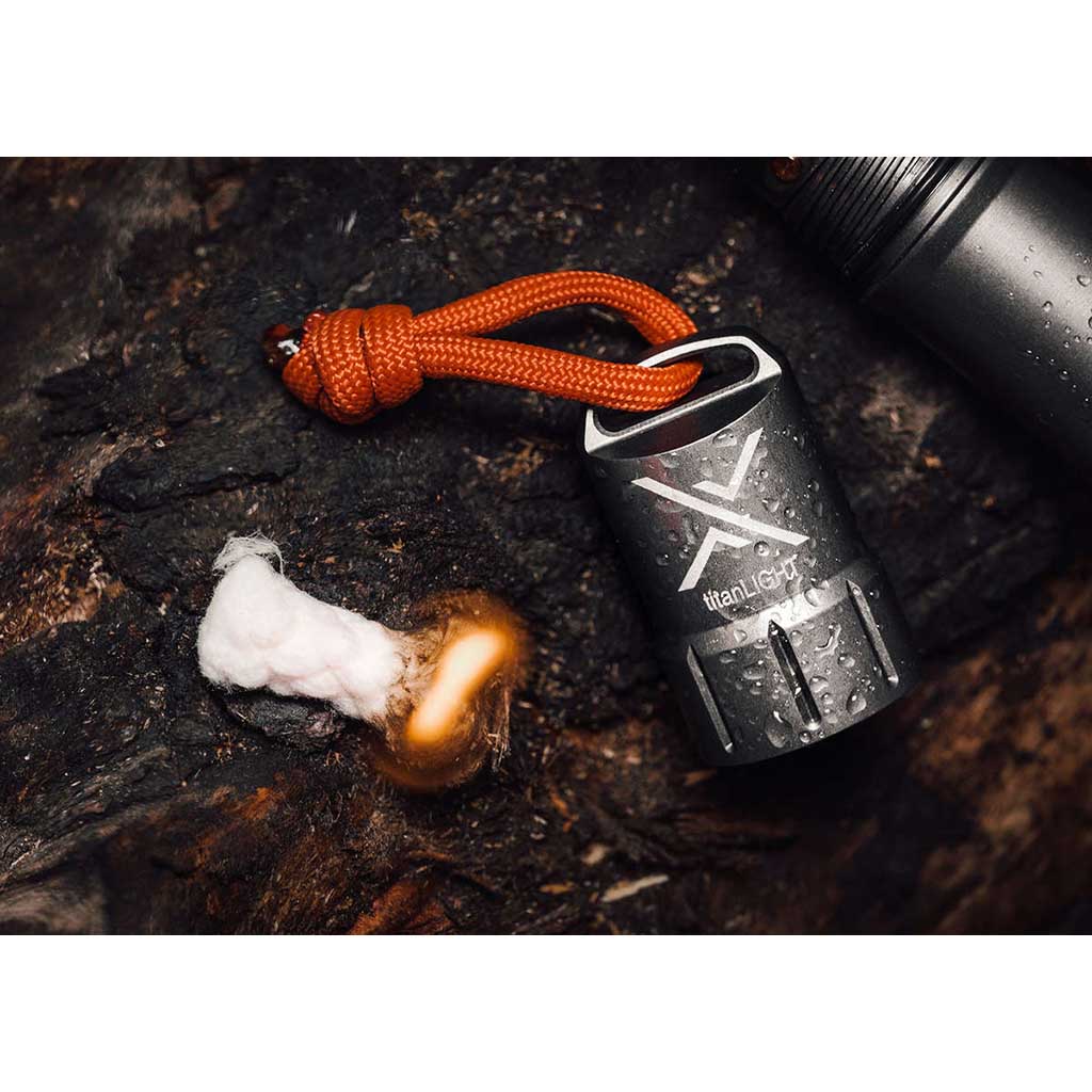 titanLIGHT Lighter Exotac 602573145081 Firestarters One Size / Orange