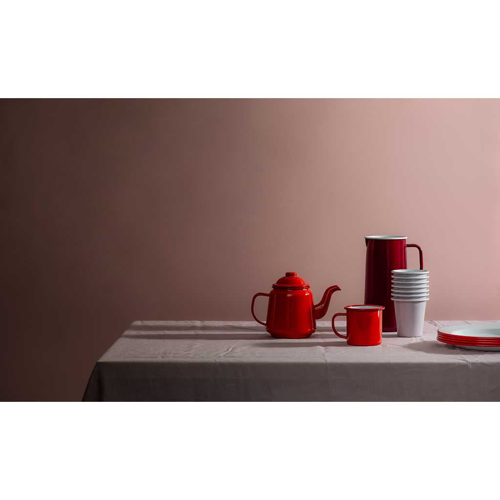 3 Pint Jug Falcon Enamelware FAL-LJU-RR-UK Jugs 3 Pints / Pillarbox Red