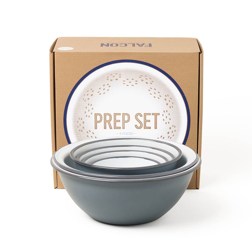 Prep Set Falcon Enamelware FAL-PRE-GG-UK Tableware One Size / Pigeon Grey
