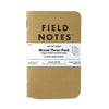 Original Mixed 3-Pack Field Notes FN-04 Notebooks 3 Pack / Brown
