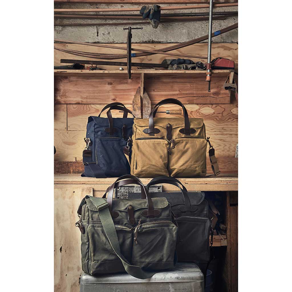 Dryden Briefcase Filson 20049878-WHK Briefcases 14 L / Whiskey