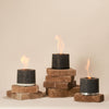 FLÎKR Fire Bundle (with Lid) FLÎKR Fire FF-ALML Alcohol Fireplaces One Size / Almond