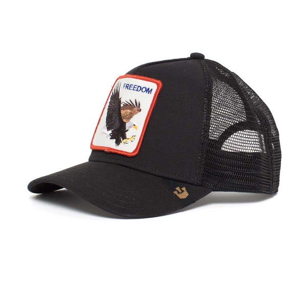 Freedom Eagle Trucker Hat Goorin Bros. 101-0384-BLK Caps & Hats One Size / Black