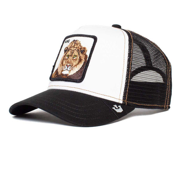 King Lion Trucker Hat Goorin Bros. 101-0388-BLK Caps & Hats One Size / Black