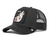 Lone Wolf Trucker Hat Goorin Bros. 101-0389-BLK Caps & Hats One Size / Black