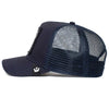 Lone Wolf Trucker Hat Goorin Bros. 101-0389-NVY Caps & Hats One Size / Navy