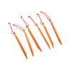 Feather Stake (6 Pack) Kelty 47826320 Tent Stakes One Size / Mandarine Red