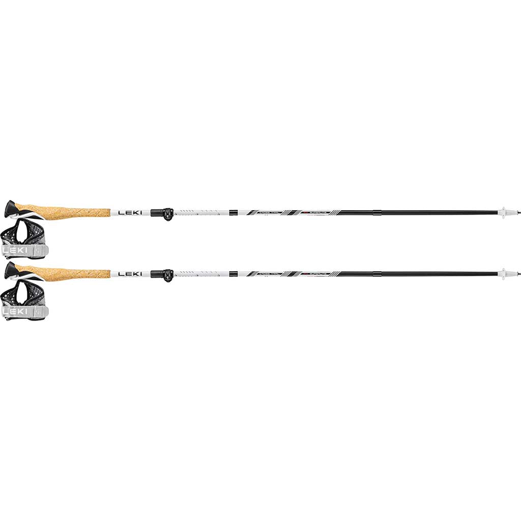 Cross Trail FX Superlite (Pair) Leki 65226801 Walking Poles 110-130cm / White/Bright Red/Black