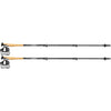 Cross Trail Lite Carbon (Pair) Leki 65226421 Walking Poles 100-135cm / Black/White/Natural Carbon