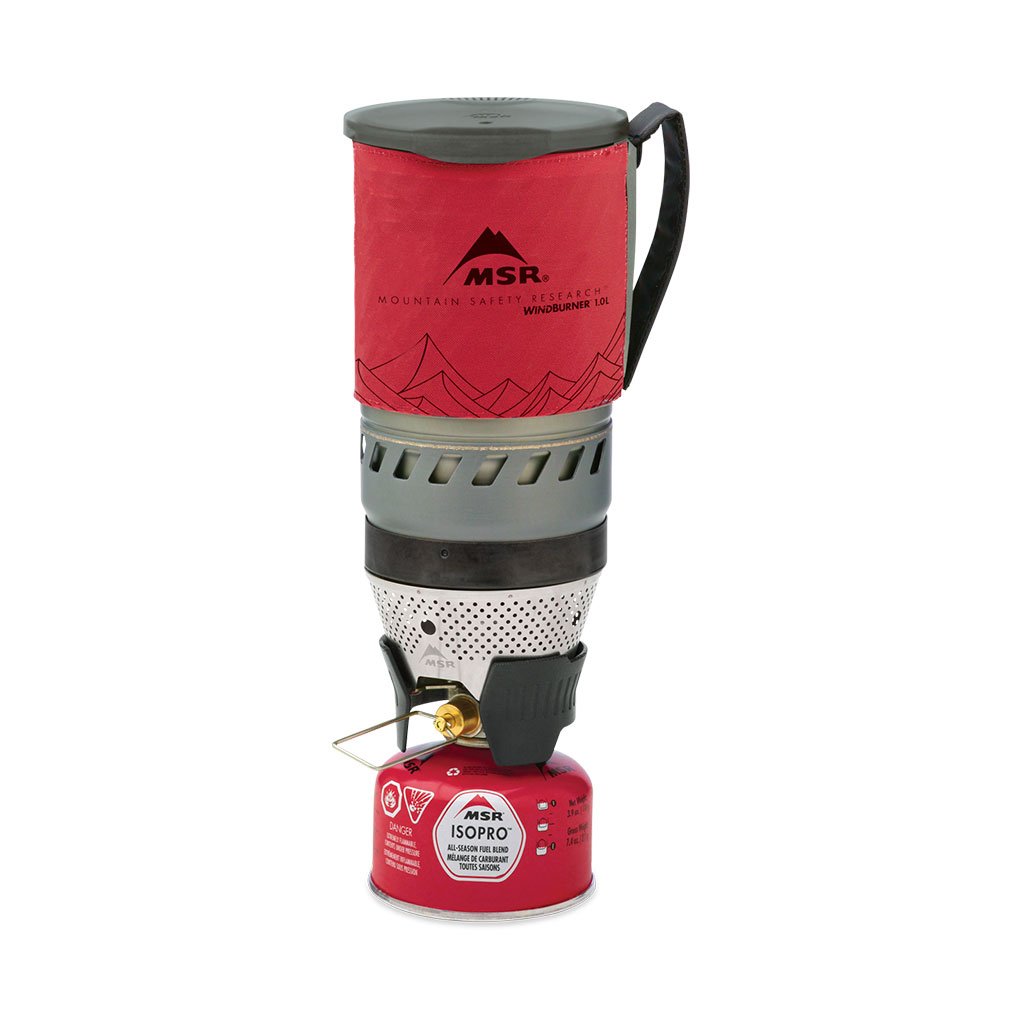WindBurner Personal Stove System MSR 09219 Camping Stoves 1.0L / Red