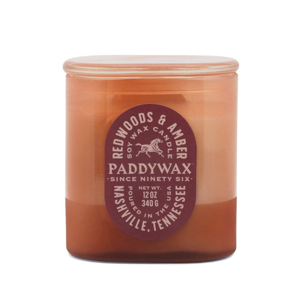 Vista Candle | Redwoods & Amber Paddywax PWVS1003 Candles 5.75 oz / Red