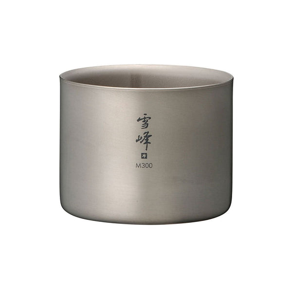 Double Wall Titanium Stacking Mug M Series Snow Peak TW-127 Mugs 300ml / Titanium
