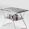 Stainless Steel My Table Snow Peak LV-039 Outdoor Tables One Size / Silver